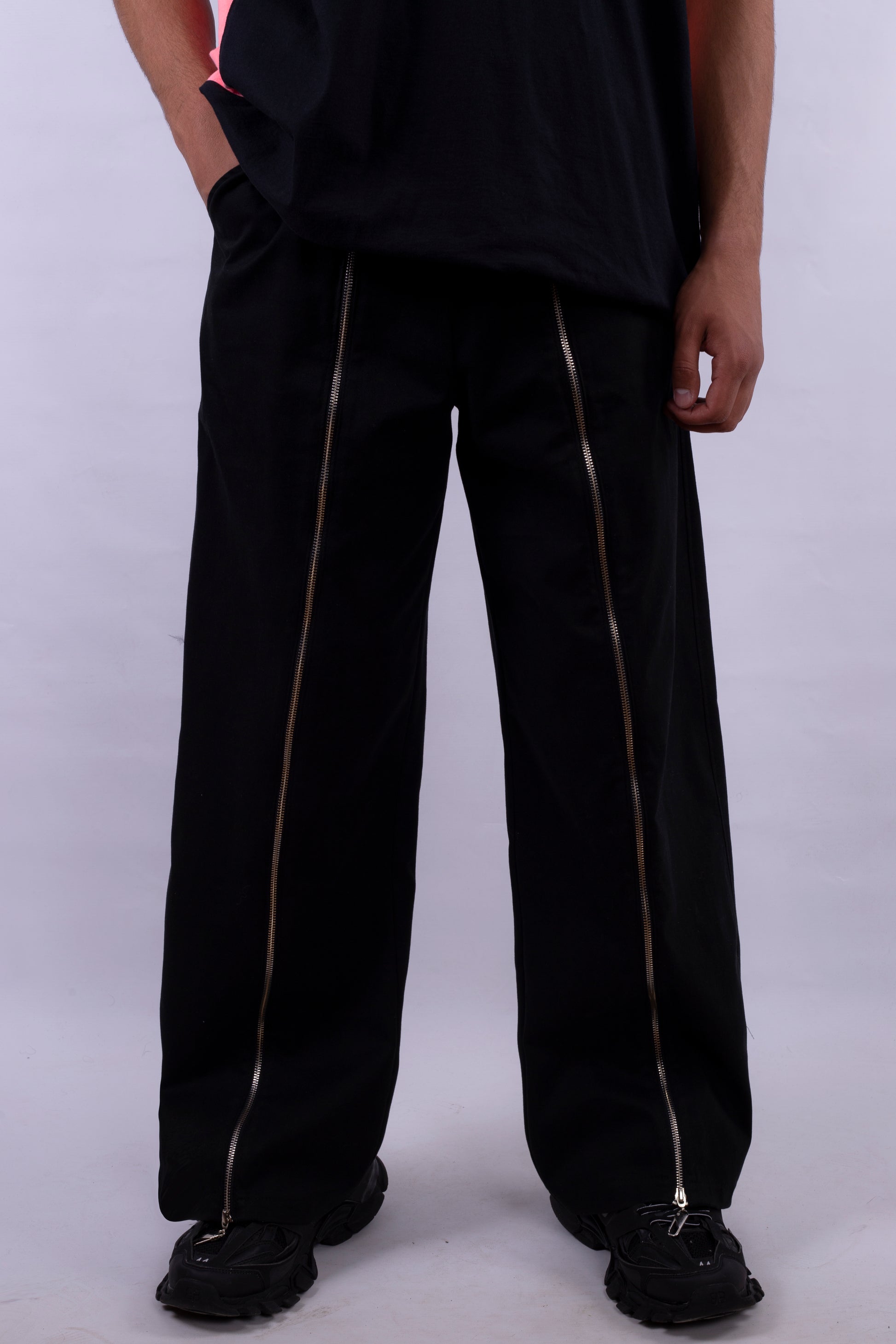 Doube Zip Cargo Pants M1