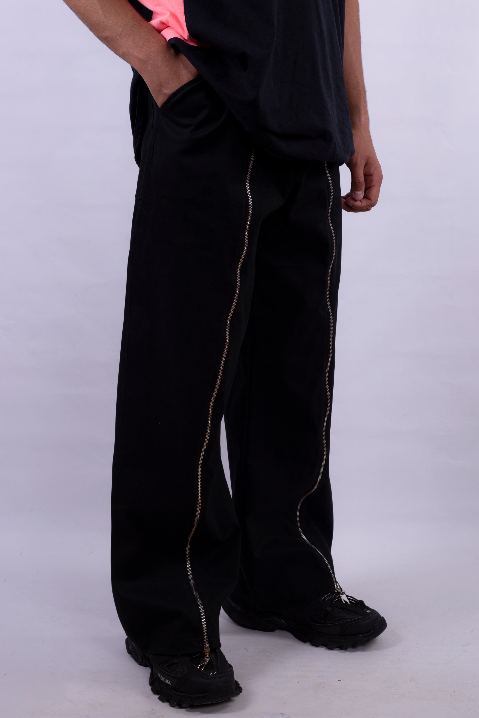 Doube Zip Cargo Pants M1
