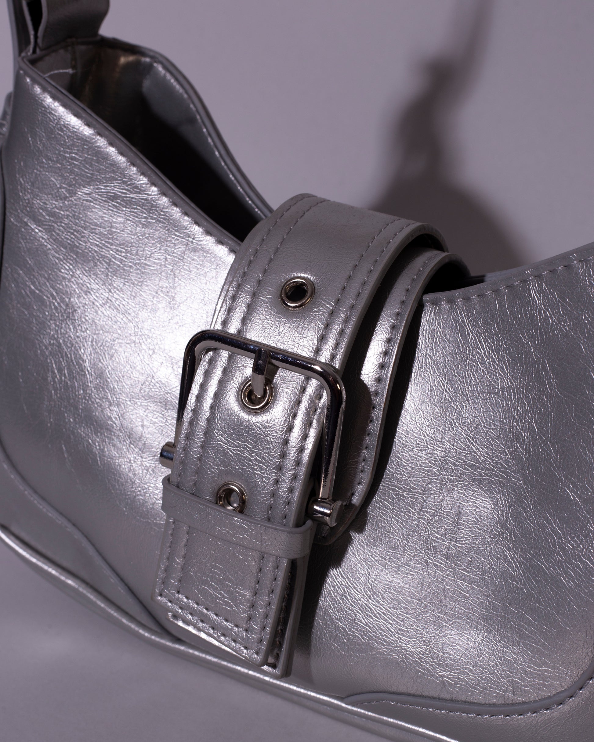 Pookie Keychain Bag (Silver)